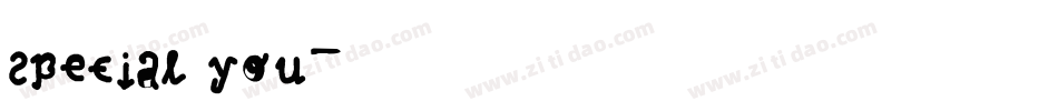 Special you字体转换